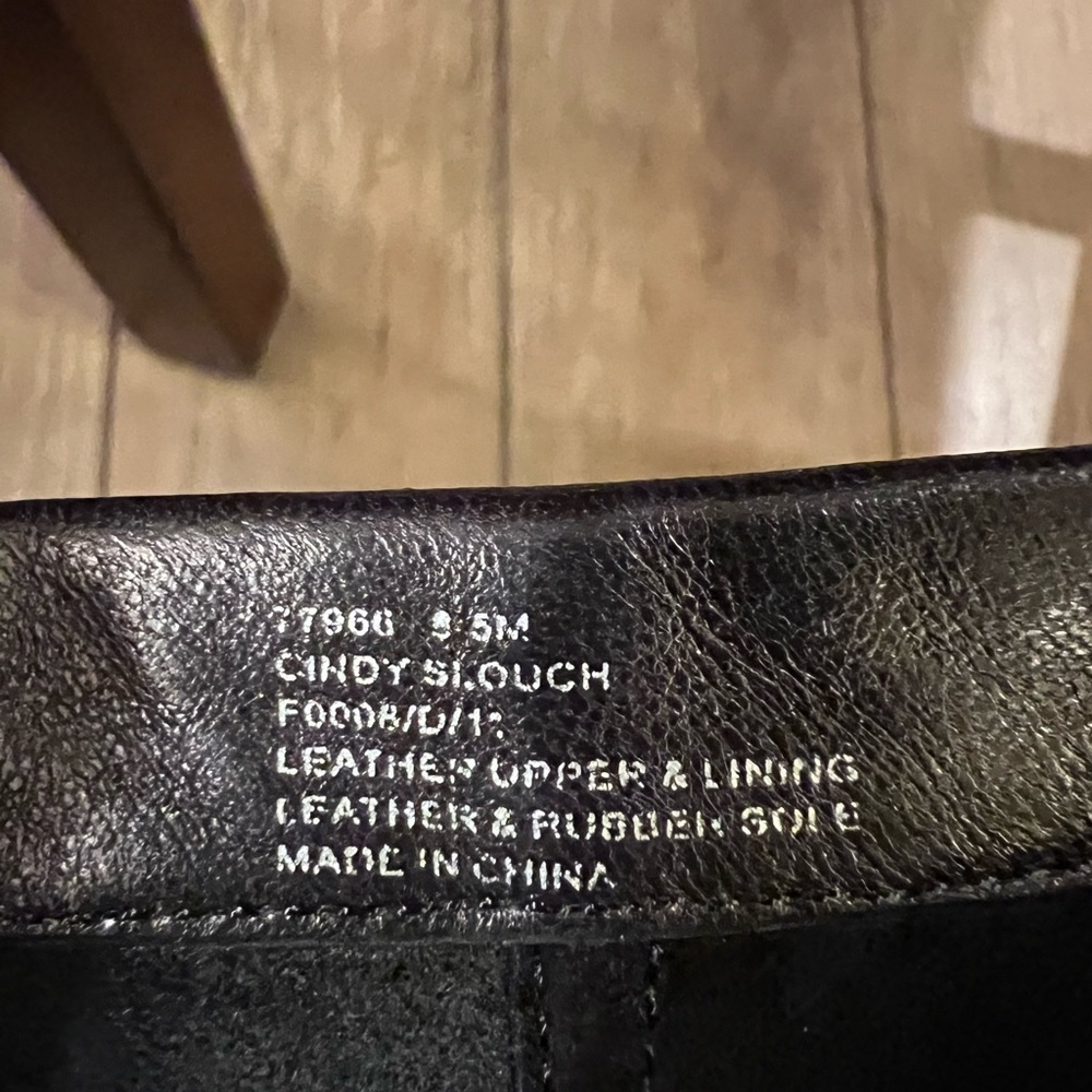 Frye Black Leather Tall Riding Boots - Picture 6 of 10